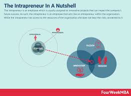 Who Is An Intrapreneur The Intrapreneur In A Nutshell Fourweekmba In 2020 In A Nutshell Entrepreneur Innovation