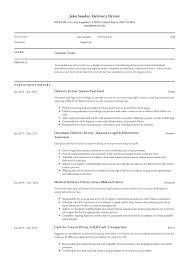 Delivery Driver Resume Writing Guide 12 Resume Examples 2020