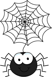 Spiders Dangling From Web Google Search Halloween Doodle Halloween Drawings Spider Clipart