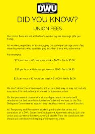 New Zealand Dairy Workers Union Did You Know Union Fees
