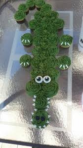 Crocodile Cupcake Cake Cupcake Cakes Boy Birthday Cake Kids Birthday Party