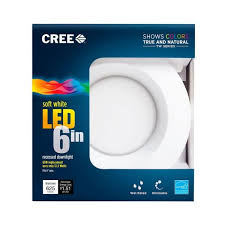 Cree Tw Series 65w Equivalent Soft White 2700k 6 In Dimmable Led Retrofit Recessed Downlight Drdl6 06227009 12de26 1c100 The Home Depot