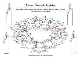 Print our free thanksgiving coloring pages to keep kids of all ages entertained this november. Advent Wreath Colour Cut And Paste Activity