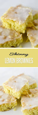 Dessert recipes satisfy your sweet tooth with all the cookies, cakes, pies, tarts and candy recipes you could dream of. Skinny Lemon Brownies Recipe Diaries Lemon Brownies Dessert Recipes Lemon Dessert Recipes