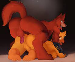 anal animal genitalia anus ass barefoot before sex chica (fnaf)  feet female five nights at freddy's fnaf fox foxy (fnaf) fur furry looking  back male modification open mouth penis