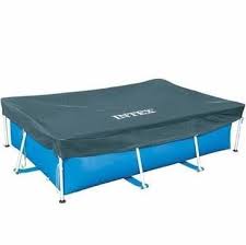 intex rechthoekig frame zwembad afdekzeil 400 x 200 cm 28037 zwembad zwembaden dek
