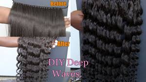 Bobbi boss nu locs 18 $4.75. Diy Deep Waves Using Straight Braiding Hair Dilias Empire Youtube