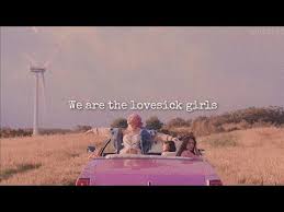 Come a little closer 'cause you lookin' thirsty / i'ma make it better, sip it like a slurpee / snow cone chilly, get it free like willy (oh) / in the jeans like billie, you be Blackpink Lovesick Girls Lyrics Aesthetic Youtube