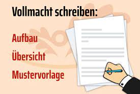 Lernen sie hier wie sie eine solche verfassen und widerrufen können. Vollmacht Schreiben Aufbau Ubersicht Mustervorlage Herbstlust De