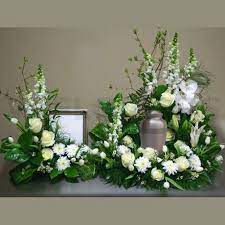 Perfect memorials flower urns are available in metal and wood with floral designs and shapes for feminine memorial options. Cremation Urn Flowers Sympathy Funeral Floral Arrangements Funeral Flower Arrangements Funeral Flowers