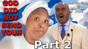 Pastor Gino Jennings Says Jesus Did Not Send False Prophetess Sister  Kerry-Ann To Prophesy