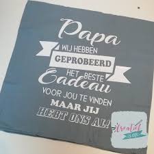 Het leukste cadeau voor je vader: Beste Cadeau Kussenhoes 40x40 Cm Creatief En Kado Kado Traktatie Shop