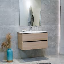 32 Inch Light Oak Veneto Floating