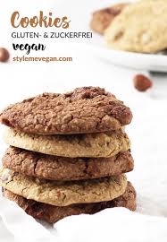 Vegane Cookies Glutenfrei Ohne Zucker Rezept Style Me Vegan Rezept Vegane Kekse Rezept Zuckerfrei Backen Vegane Kekse