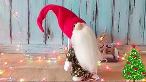 Sew a simple seam along the bottom edge of the hat. How To Make A Christmas Gnome Diy Ways