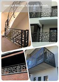 Balcony railing cnc cutting railing design. Pin Auf Laser Cut Balcony Stair Rail Panel