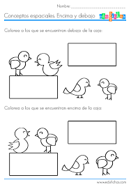 Además, los juegos educativos de pocoyo son interactivos lo que permite que el niño vaya despertando su interés y aprendiendo la utilización de. Conceptos Encima Y Debajo Fichas Educativas Gratis Recursos Para Actividades Espaciales Actividades Para Ninos Preescolar Actividades Espaciales Para Ninos