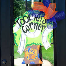 Auburn Football Door Hanger Toomers Corner Auburn Decor 45 00 Via Etsy War Eagle Auburn Auburn Decor Football Door Hangers