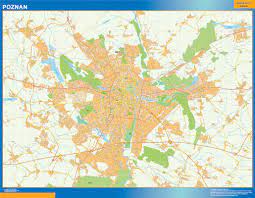 Poznan is één van de grootste steden van polen land. Poznan Grosse Karte Polen Grosse Landkarten Fur Deutschland Und Osterreich