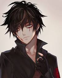 Anime Boy Black Hair And Different Eye Colors Black Haired Anime Boy Anime Guys Shirtless Black Hair Anime Guy