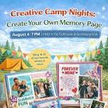 Creative Camp Nights: Create Your Own Memory Page