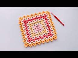 钩针创意花片 别具一格的镂空花样 实用的双层垫子 youtube crochet crochet necklace necklace