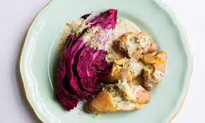 Nigel Slater S Red Cabbage With Cider And Steamed Potatoes Recipe Steamed Potatoes Potato Recipes Nigel Slater