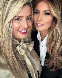 Your tribe is your tribe and when it fits it's just effortless. Thank you  beautiful @melaniatrump for always setting the tone for us to all row  together and thrive with joy and