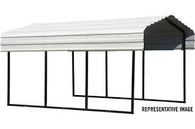 Certified carport for snow load. All Steel Diy Carport Arrow Steel Carport And Patio Cover Patio Concepts Inc
