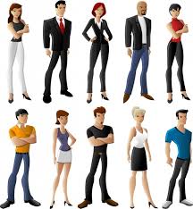 Men beauty cartoon characters vector business people Vectors images graphic  art designs in editable .ai .eps .svg format free and easy download unlimit  id:295986