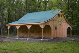 Experienced barn builders from the trusted mr. This Is A 20 X26 Double Wide Modular Barn With 2 8 Lean Tos In The High Country Style Small Horse Barns Barn Style House Modular Barns