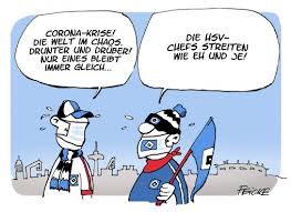 Bei uns ist alles neu, nur das spiel ist noch der gleiche kram wie letzte saison. Hsv Feicke Cartoons