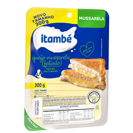 Queijo Mussarela Fatiado 300g