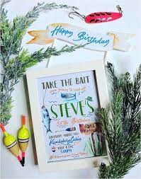 Gather guests with amazing 35th birthday invitations from zazzle. Kara S Party Ideas Gone Fishing 35th Birthday Party Kara S Party Ideas