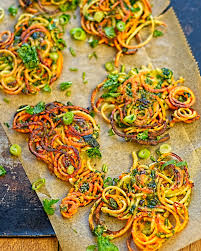 Sweet Potato And Spring Onion Latkes Vegetarian Recipes Easy Latkes Sweet Potato