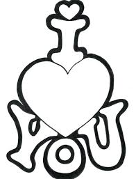 671x879 Drawing Of I Love You On A Heart Pencil Drawing Love Heart Valentine Coloring Pages Love Coloring Pages Heart Coloring Pages