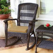 Tortuga Outdoor Portside Brown Wicker Plastic Rocking Chair S With Neutral Tan Cushioned Seat Lowes Com In 2020 Patio Rocking Chairs Wicker Rocking Chair Outdoor Rocking Chairs