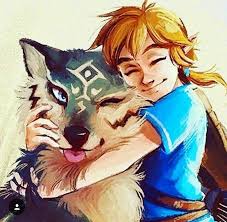 The Legend Of Zelda Breath Of The Wild Wolf Link Link And Link Hugging Alternate Universe Legend Of Zelda Breath Legend Of Zelda Memes Zelda Art