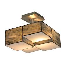 Titan Lighting Braque Collection 2 Light Brushed Nickel Led Semi Flush Mount Light Elk Lighting Ceiling Lights Ceiling Light Fixtures
