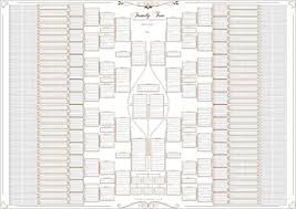 Family Tree Chart 10 Generation Double Ancestor Chart