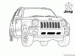 Truck coloring pages ] 9. Coloring Page Universal Jeep