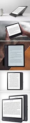 The Forma Comes With A Nice Grippable Design Featuring A Thick Bezel On One End For Gripping The E Reader Controls On Tech Gadgets Cool Tech Personal Library