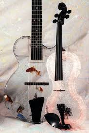 Musical Aquarium Violin Guitar Guitar Art