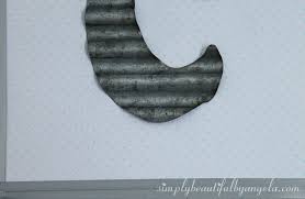 Metal Letters on Wood for the Nursery | Simply Beautiful By Angela