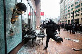 Image result for inauguration riots dc