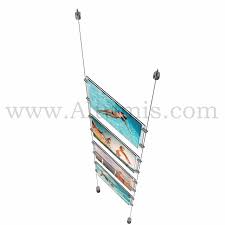 Colonne Porte Affiche A4 Horizontal Kit Cable Suspendu Lest Altumis Porte Affiche Colonnes Affiche