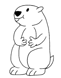 Groundhog coloring page at primarygames free groundhog coloring page printable. Groundhog Coloring Page All Kids Network