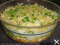 Fruchtig Pikanter Schichtsalat Rezept Salat Schichtsalat Rezepte