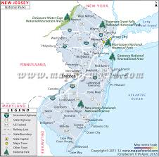 New Jersey National Parks Map
