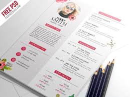 Free Psd Painter Artist Cv Resume Template Psd